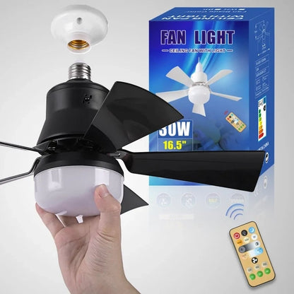 LysBreeze™ | Elegant lys og kølende luft i én smart loftlampe.