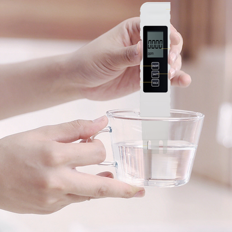 💧3-i-1 TDS Vandkvalitetstester🌊Måler pH, Klor og Hårdhed med LCD-display til Pool og Akvarium📱