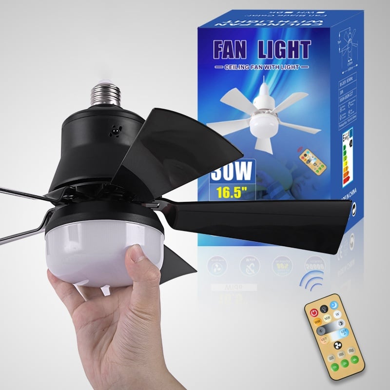 LysBreeze™ | Elegant lys og kølende luft i én smart loftlampe.