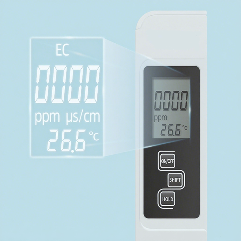 💧3-i-1 TDS Vandkvalitetstester🌊Måler pH, Klor og Hårdhed med LCD-display til Pool og Akvarium📱