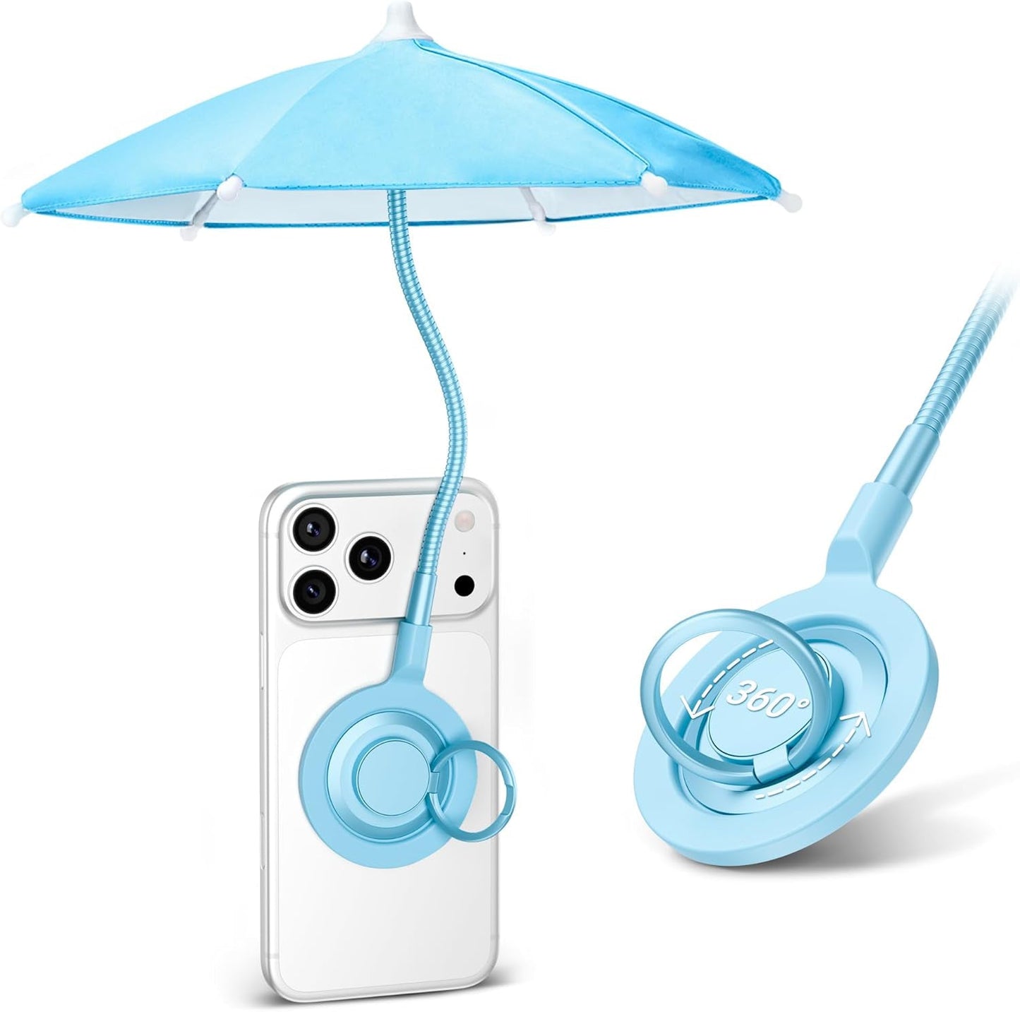 ☀️ SunnySnap™ – Justerbar Anti-Glare Skærmparasol