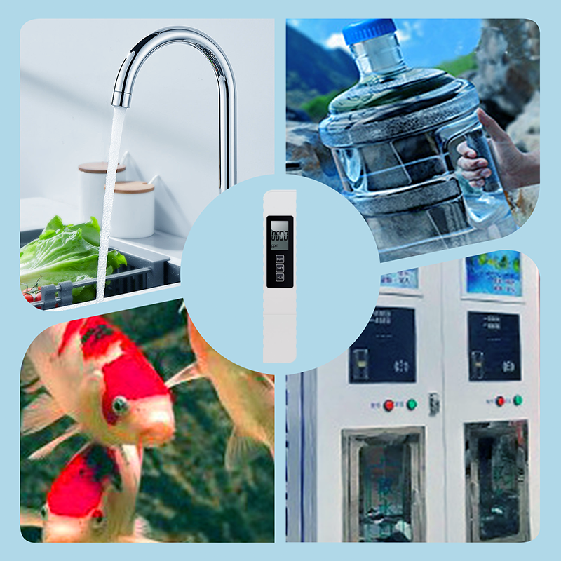 💧3-i-1 TDS Vandkvalitetstester🌊Måler pH, Klor og Hårdhed med LCD-display til Pool og Akvarium📱