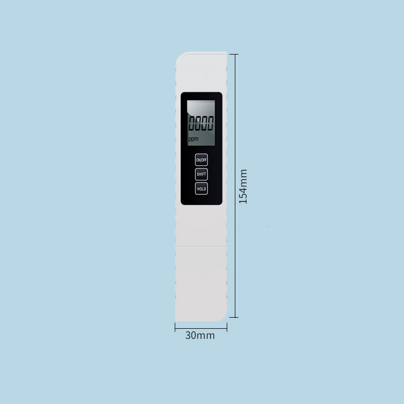 💧3-i-1 TDS Vandkvalitetstester🌊Måler pH, Klor og Hårdhed med LCD-display til Pool og Akvarium📱