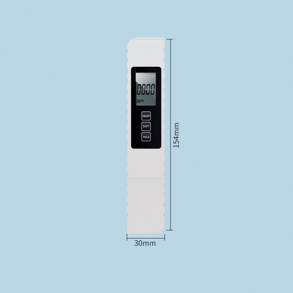💧3-i-1 TDS Vandkvalitetstester🌊Måler pH, Klor og Hårdhed med LCD-display til Pool og Akvarium📱