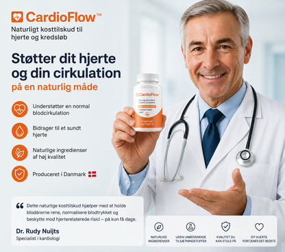 CardioFlow™ | Naturligt kosttilskud til hjerte og kredsløb
