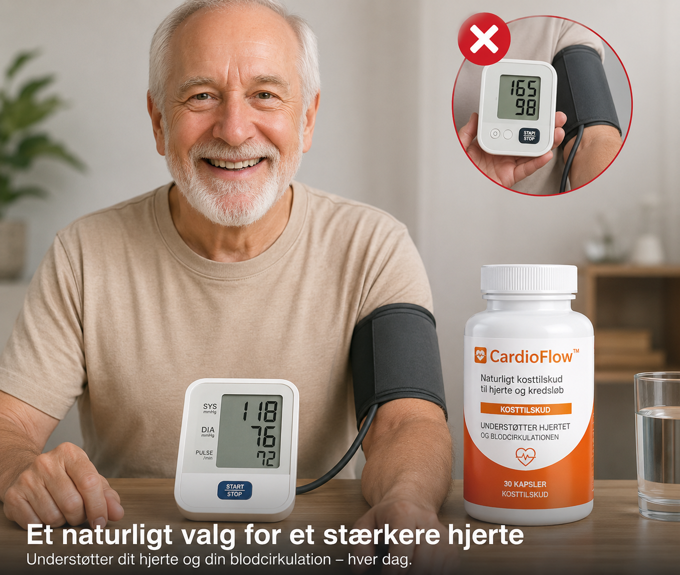 CardioFlow™ | Naturligt kosttilskud til hjerte og kredsløb