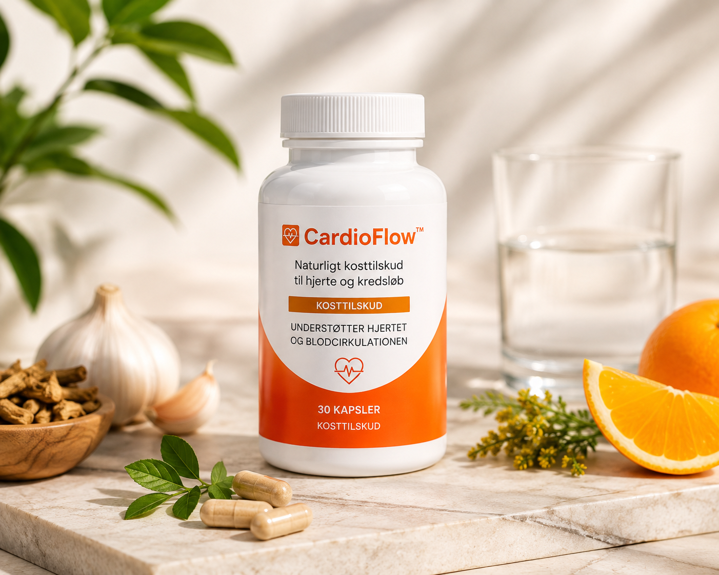CardioFlow™ | Naturligt kosttilskud til hjerte og kredsløb
