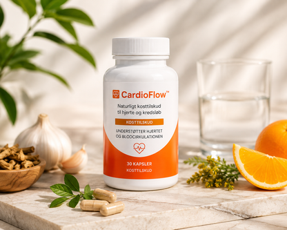 CardioFlow™ | Naturligt kosttilskud til hjerte og kredsløb