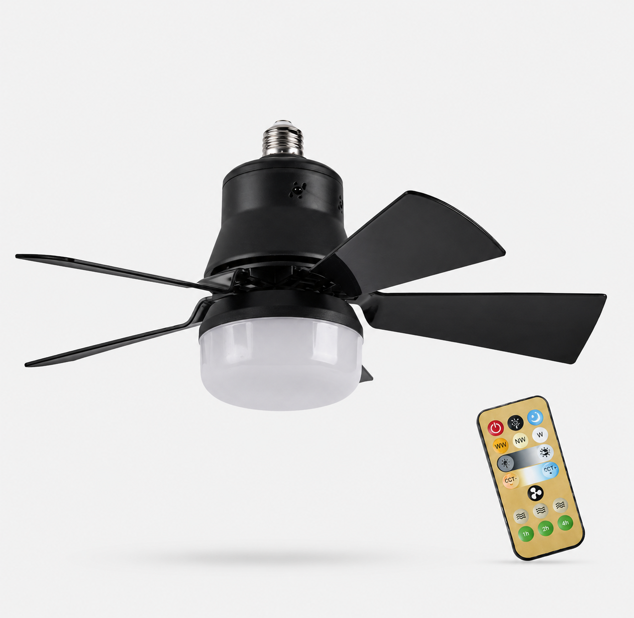 LysBreeze™ | Elegant lys og kølende luft i én smart loftlampe.