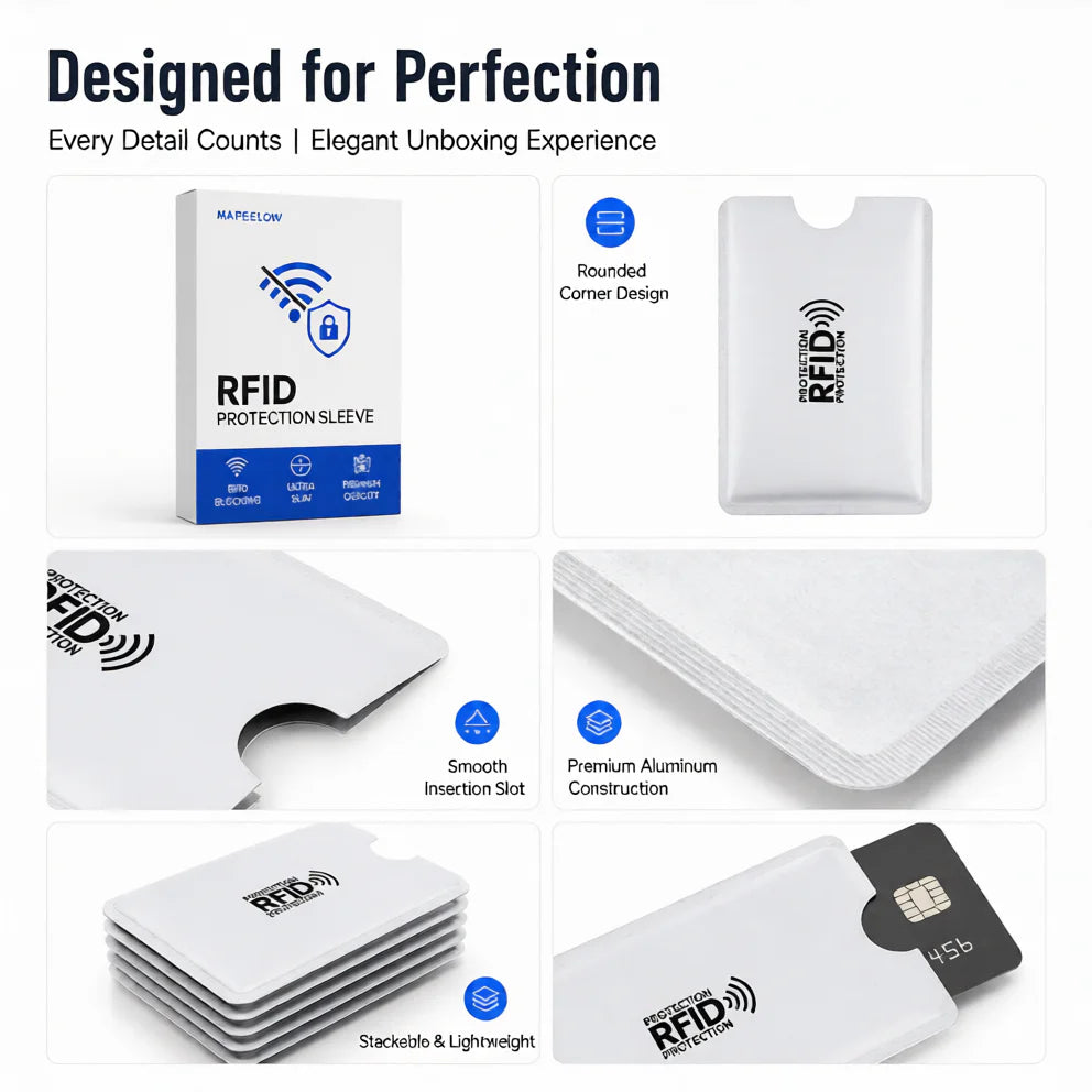 SlimShield™ RFID Kortholder Beskytter dine kort mod trådløst tyveri.
