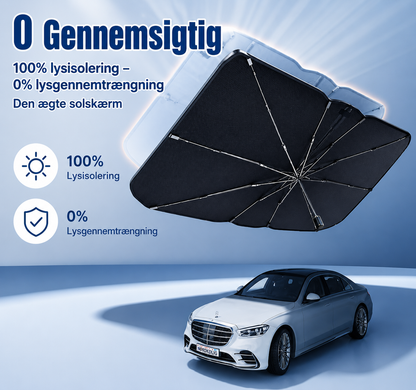 🔥Bil Forrude Solskærm Paraply | Foldbar UV-Beskyttelse mod Varme