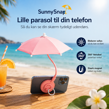 ☀️ SunnySnap™ – Justerbar Anti-Glare Skærmparasol