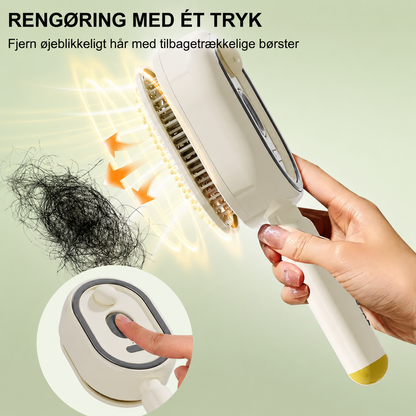 SilkeBørste™ ✨ Elektrisk Hårbørste med Fin Spraytåge + GRATIS Koldpresset Ricinusolie 🌿