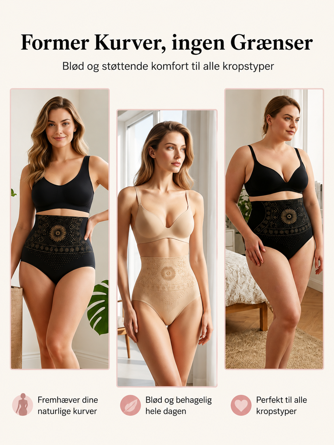 KurveLøft™ | Højtaljede Shapewear Shorts