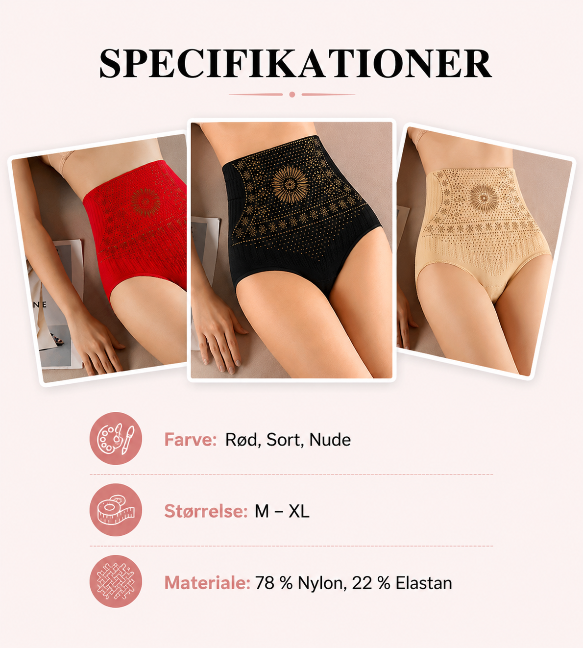 KurveLøft™ | Højtaljede Shapewear Shorts