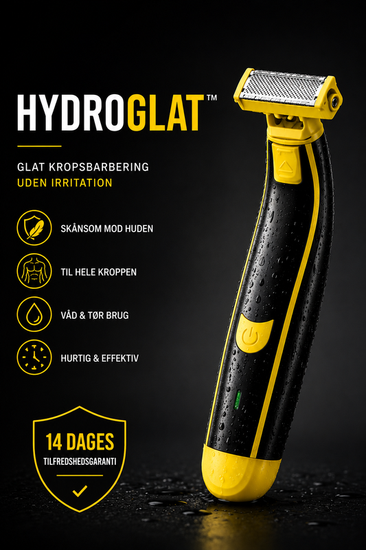 HYDROGLAT™ | Glat Kropsbarbering uden Irritation