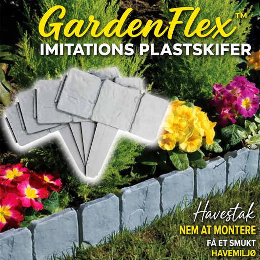 GardenFlex™ Haveafgrænsning – Enkel design til bede, stier og græs (10-pak)