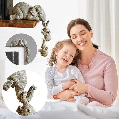 Elefantfamilien™ – Smuk Dekoration med Symbol på Kærlighed og Sammenhold