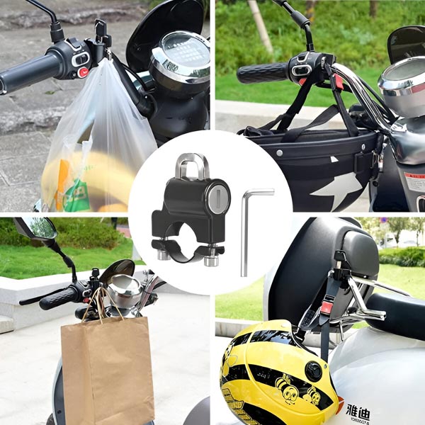 MOTOLOCK™ Sikker Hjelmlås til Scooter & Motorcykel 🔒