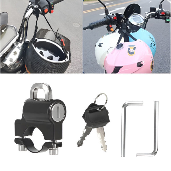 MOTOLOCK™ Sikker Hjelmlås til Scooter & Motorcykel 🔒