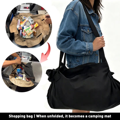 CarryNest™ | Foldbar 2-i-1 Organizer Taske med Integreret Underlag