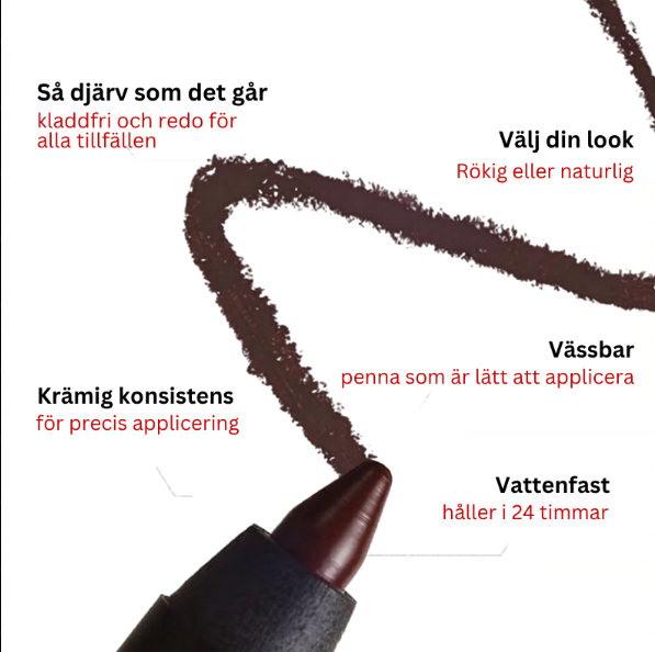 Nyra™ | Stop med at rette din eyeliner. Påfør én gang. Perfekt hele dagen. Uden undtagelser.