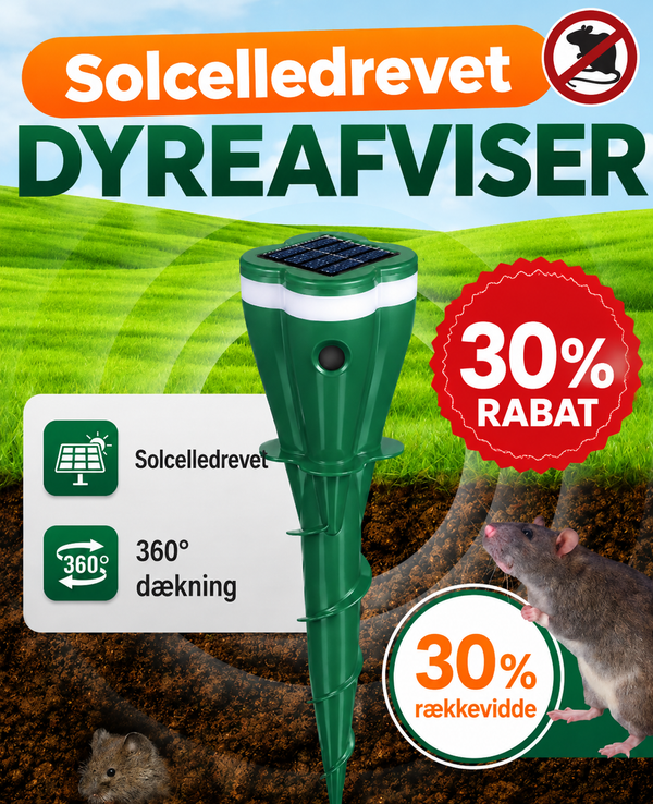 SolarVagt™ – Effektiv Beskyttelse Mod Muldvarpe & Gnavere