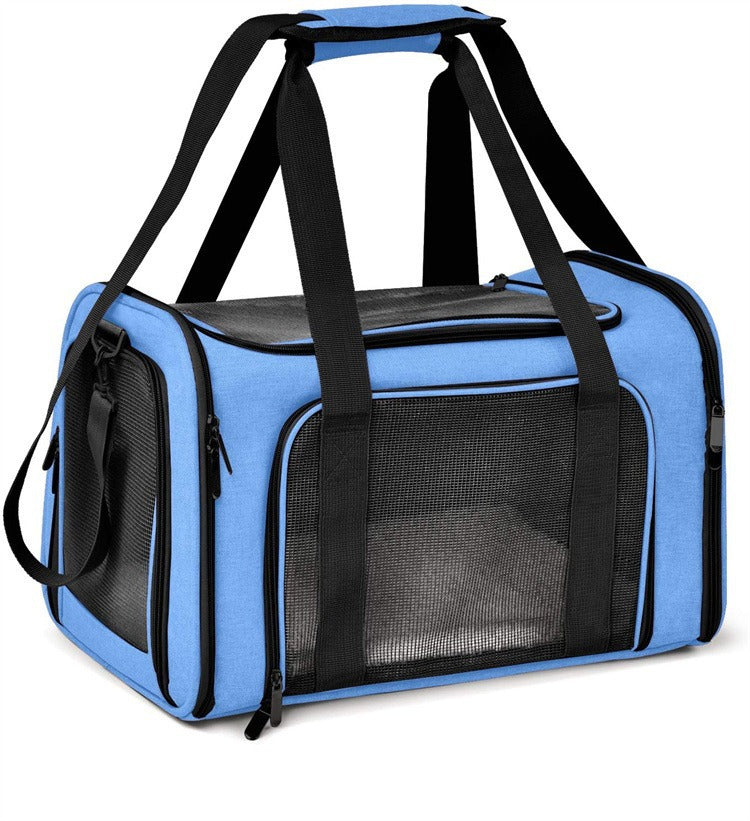 🐾 PawVoyage™ Transporttaske til Katte & Små Hunde