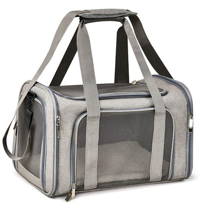 🐾 PawVoyage™ Transporttaske til Katte & Små Hunde