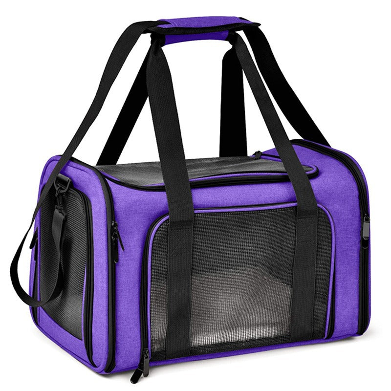 🐾 PawVoyage™ Transporttaske til Katte & Små Hunde