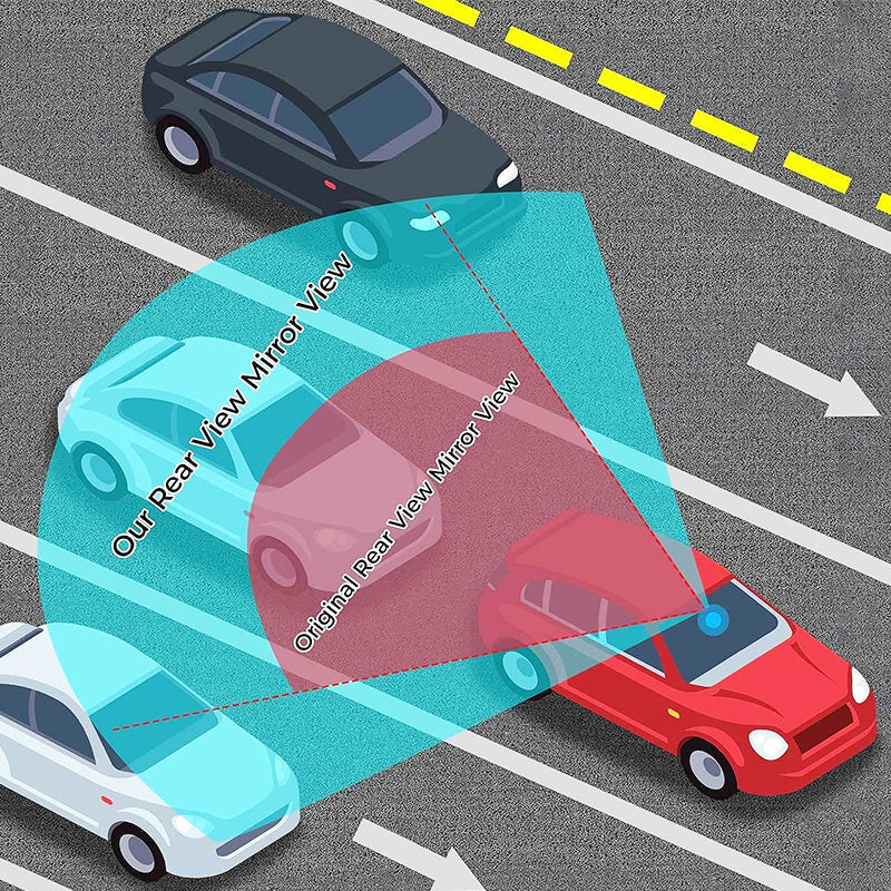 🚗 Bredvinkel Bakspejl – Maksimalt Udsyn, Minimal Risiko