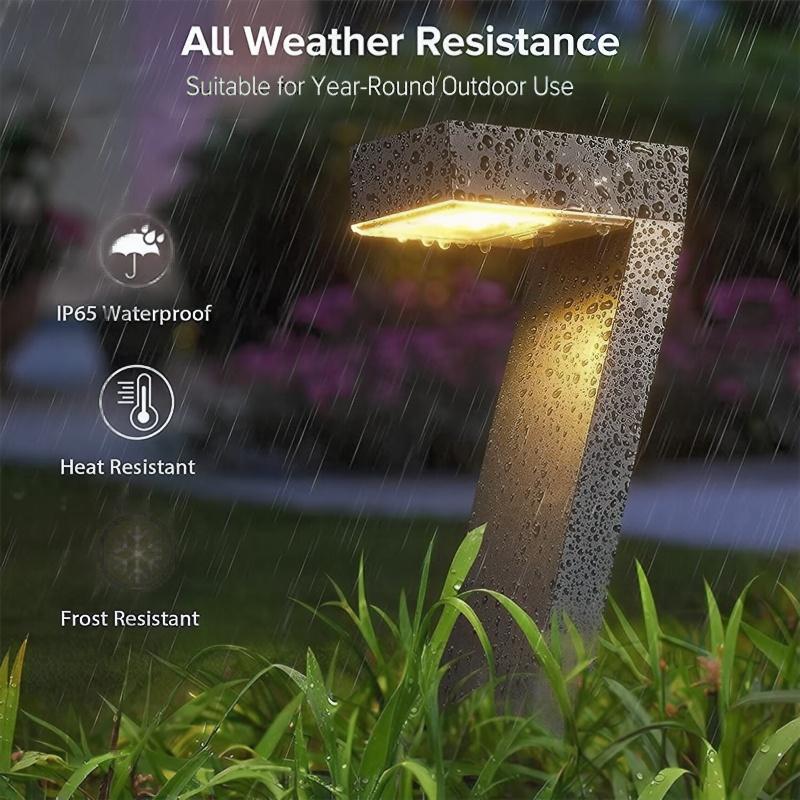 SolarLuxe™ 7-Form Solarlamper (4 Pak) – Op til 12 Timers Lys & IP65 Vandtæt 🌙