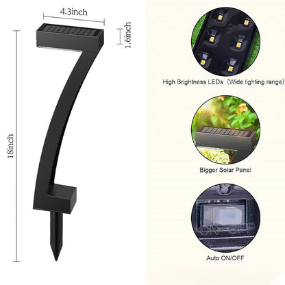 SolarLuxe™ 7-Form Solarlamper (4 Pak) – Op til 12 Timers Lys & IP65 Vandtæt 🌙