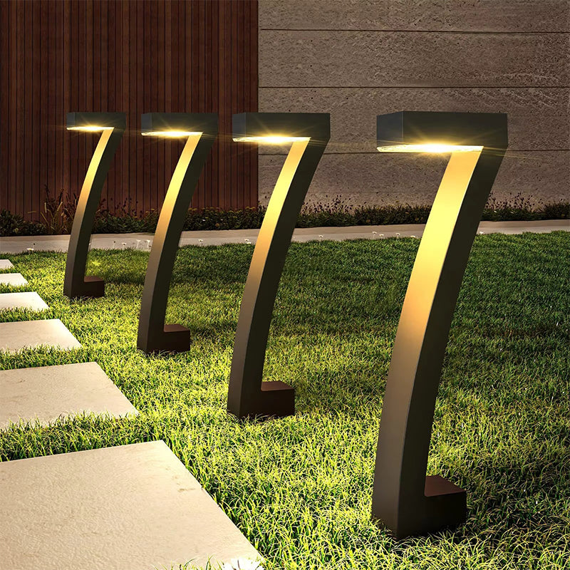 SolarLuxe™ 7-Form Solarlamper (4 Pak) – Op til 12 Timers Lys & IP65 Vandtæt 🌙