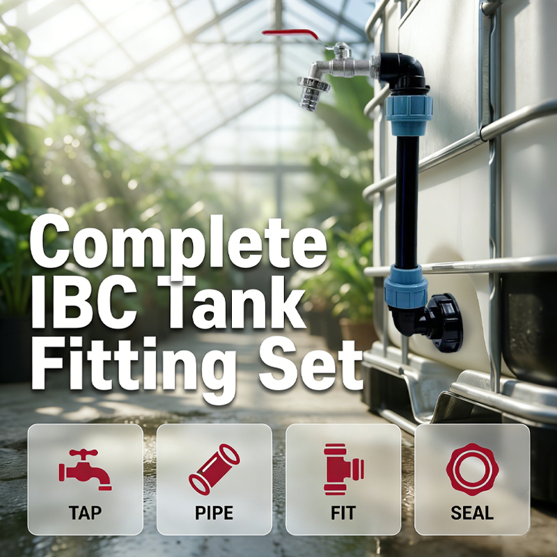 Komplet monteringssæt til IBC-tank💧